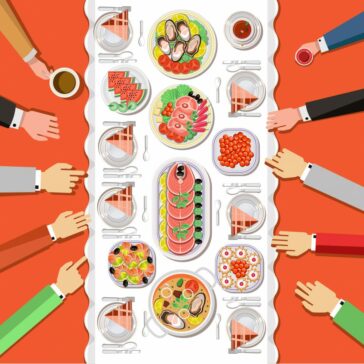 Dai monaci a Bonaparte. La tavola cambia faccia 35 Dal cenacolo alla tavola. Come cambia il modo di mangiare