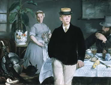 colazione nello studio manet
