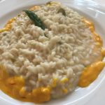 risotto con asparagi e crema di zafferano