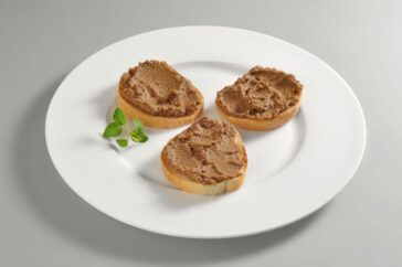 crostini con fegatini di pollo
