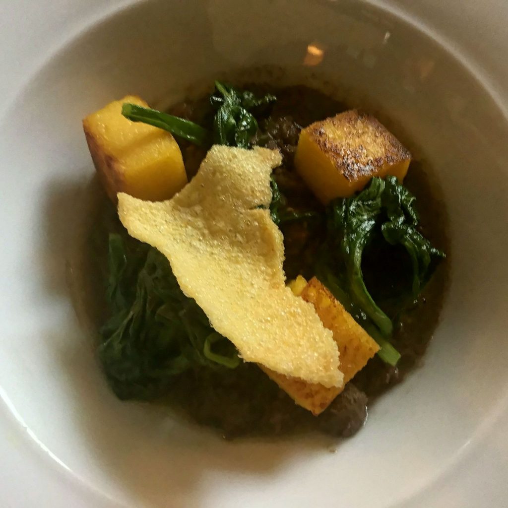 spezzatino d'asino con polenta al Ristorante Q33