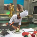 Lo chef dell'hotel Allegroitalia Golden Palace Mohamed Lamnaour e la sua cucina