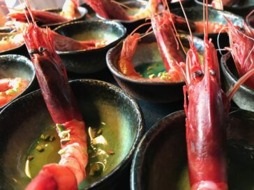 Pescheria con Cottura: la Puglia come Milano comanda 5 pescheria con cottura: gamberi rossi