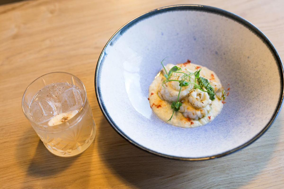 pescheria con cottura pairing calamaro