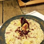 risotto con fichi e bresaola