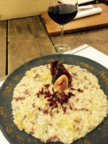 Ricette estive: risotto con fichi e bresaola 5 risotto con fichi e bresaola