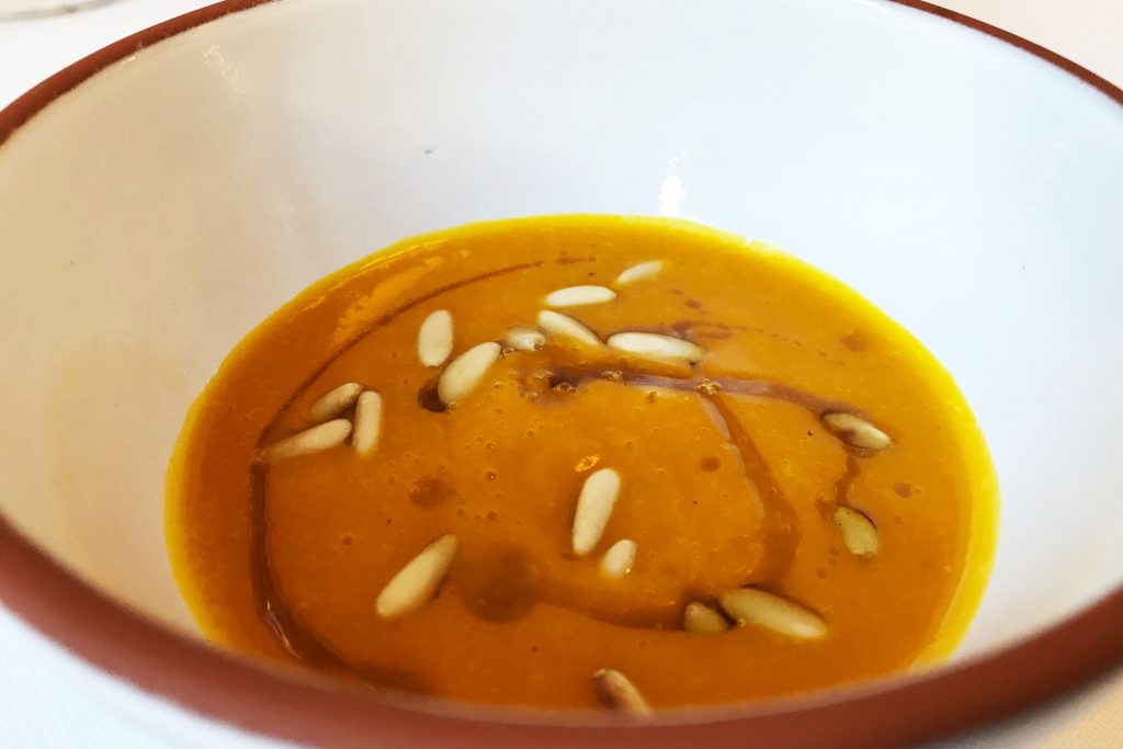 Flora ristorante zuppa di zucca
