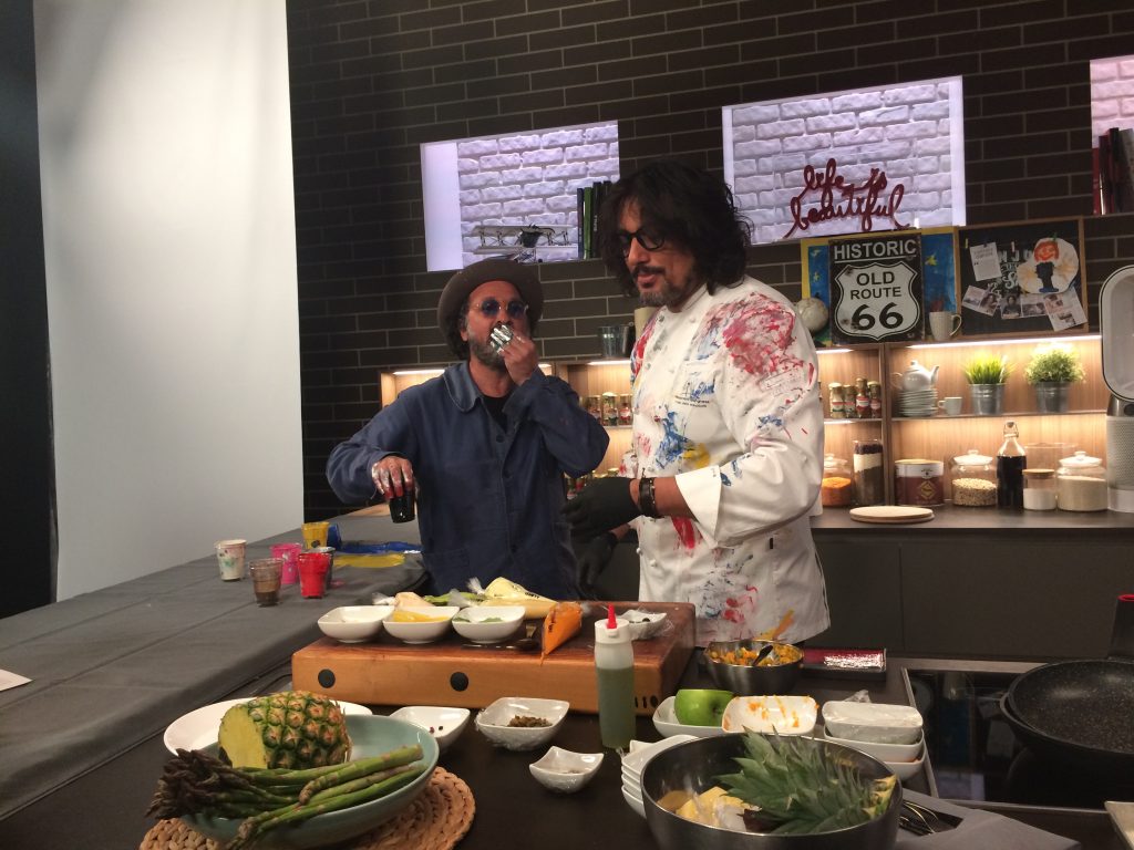 Alessandro Borghese e Mr.Brainwash: l'audacia dell'arte e il gusto della cucina