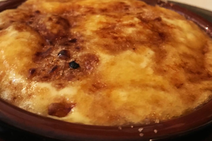 El Pecà, la cucina di mare che richiama la cultura popolare di Milano 5 El Pecà, la cucina di mare : cremée brulé alle mele caramellate e wasabi