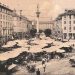 La colonna del Verziere: la peste e il mercato