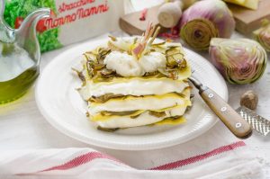 Le ricette italiane più famose nel mondo: quali sono? 5 Lasagne con stracchino e carciofi
