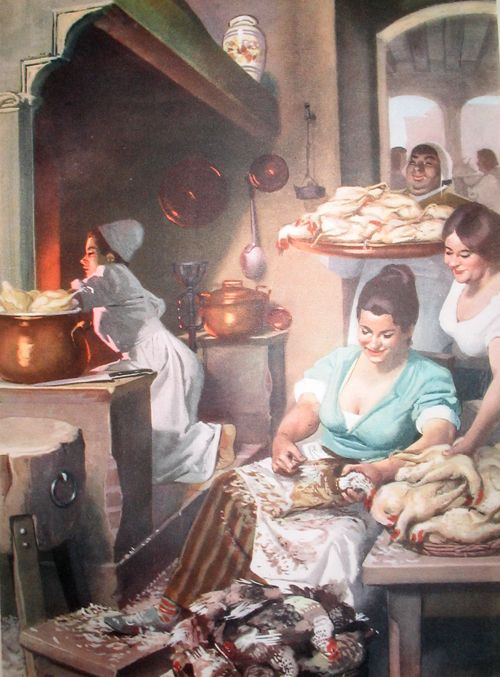 Perchè si mangia il torrone a Natale? Origini, storia e leggende di un dolce simbolo di Natale 2 Boccaccio e il trionfo del gusto. Chichibio e le gru
