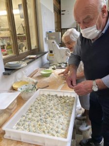 preparazione dei pansotti