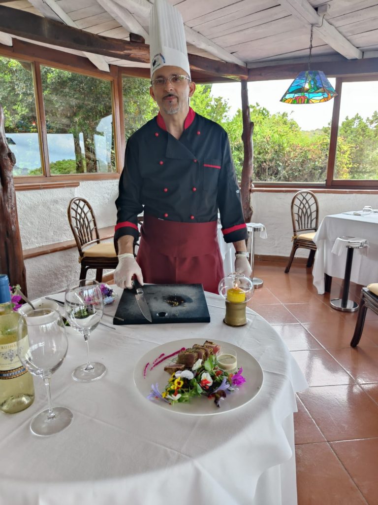 Al ristorante dell'Hotel Don Diego piatti di pesce con vista sul mare 2 aiello chef hotel don diego