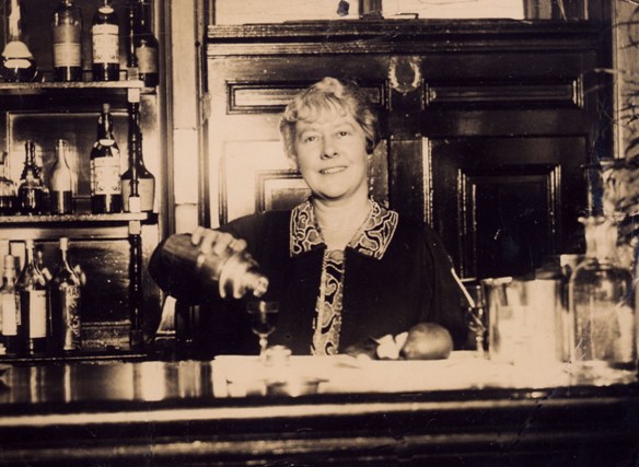 Ada Coleman bartending at the Savoy circa 1920