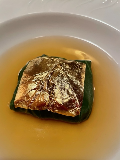 Anguilla d'oro al ristorante Suinsom