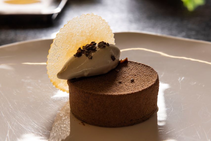 cremoso cioccolato dessert di Mu dimsum