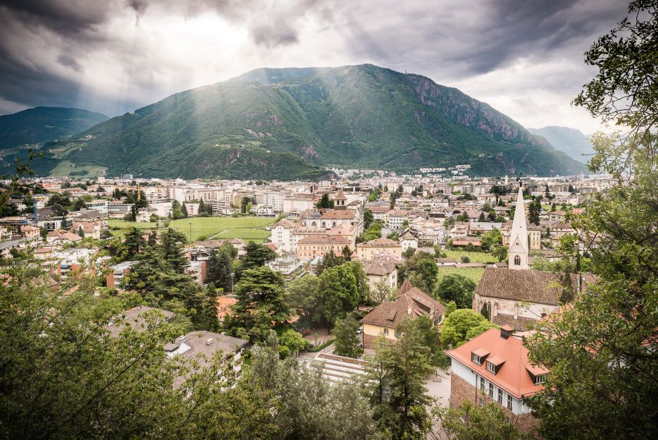 Panorama su Bolzano