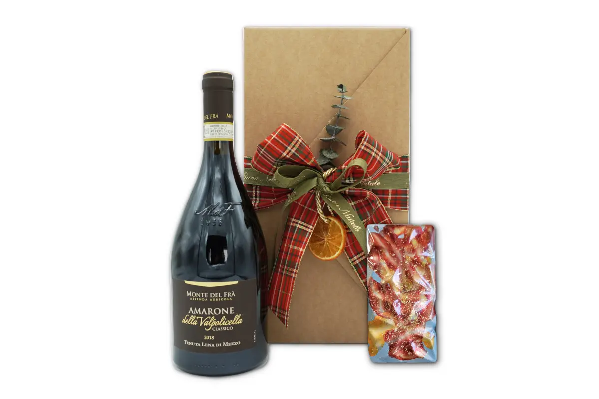 Amarone e cioccolato: la geografia del gusto (3 abbinamenti) 3 box natale di Monte del Frà
