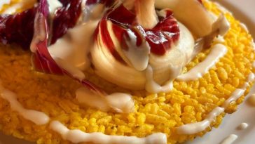 il riso e la Fontina DOP Alpeggio