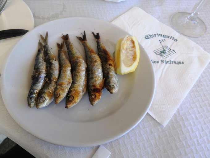 espeto de sardinas
