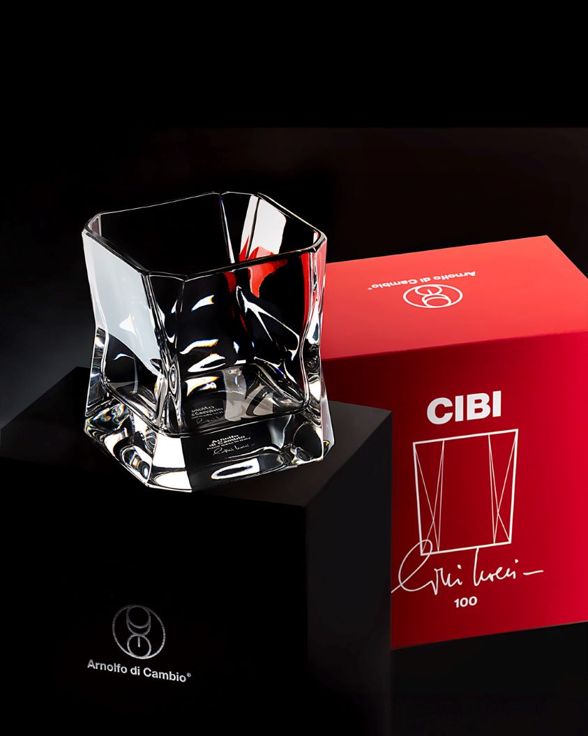 60 Years of design in Crystal, la storia di Arnolfo di Cambio, di una famiglia e di Colle di Val d'Elsa 2 bicchiere arnolfo di cambio blade runner