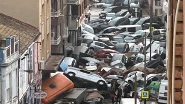 alluvione a valencia in spagna