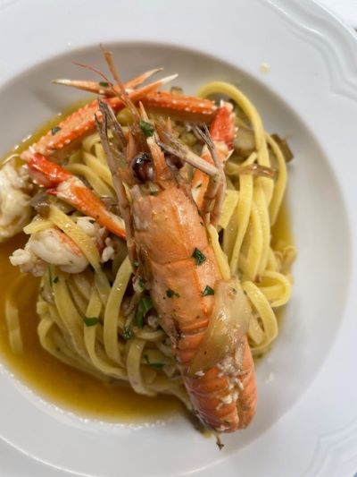 piatti di mare al ristorante nautilus di milano
