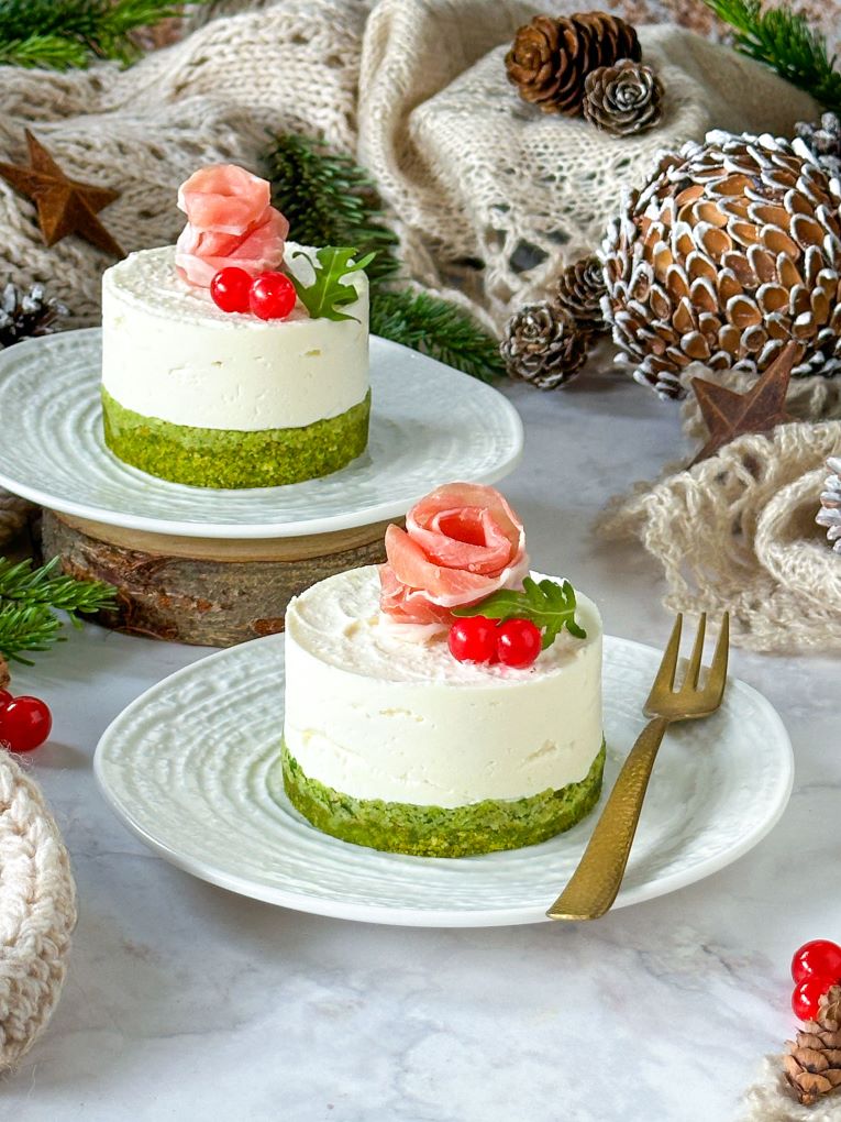 cheesecake salata monoporzione per capodanno