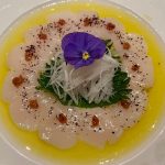 carpaccio di capasanta ristorante izu milano