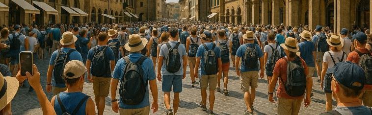 overtourism, nozze di bezosa venezia, spiagge devastate