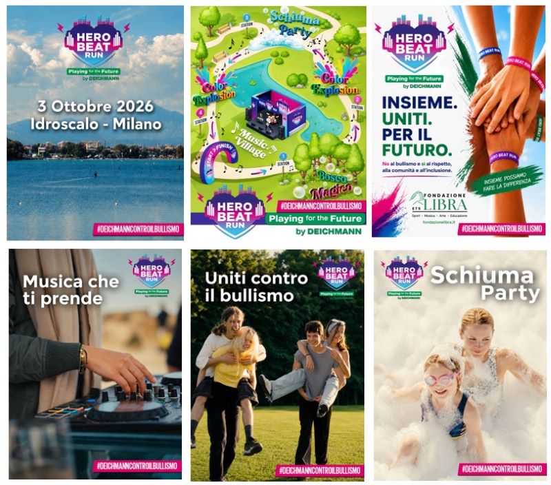 Che cosa fare a ottobre a Milano (e non solo): 10 idee tra arte, gusto e relax 8 Sabato 3 ottobre 2026 l’Idroscalo di Milano ospita la prima edizione della DEICHMANN HERO BEAT RUN, una corsa non competitiva di 5 km dedicata a sport, musica e inclusione.