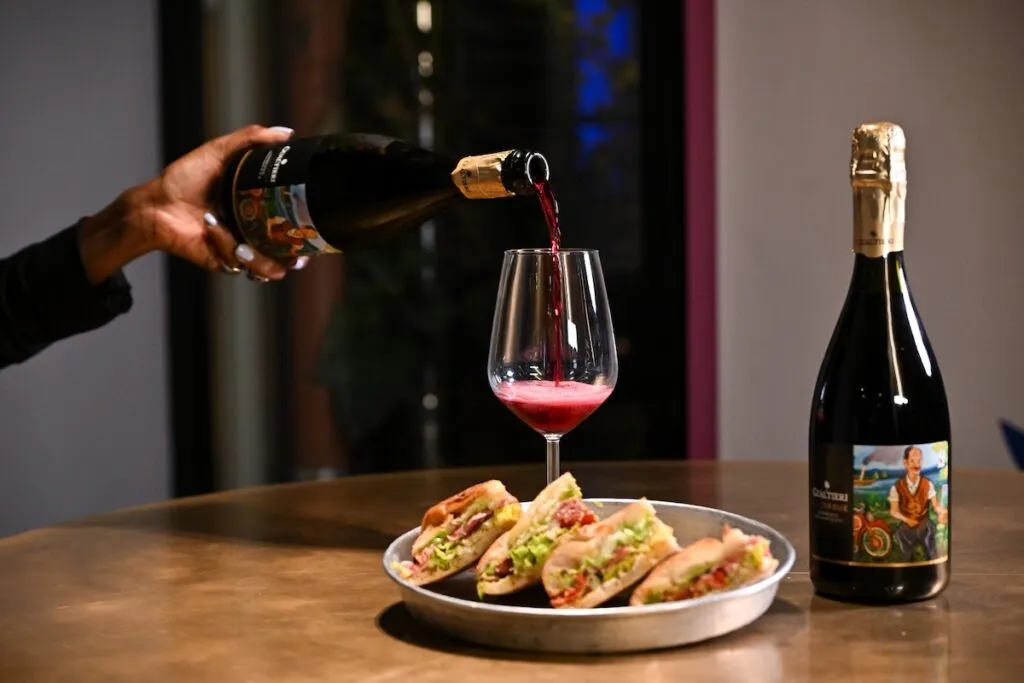 Lambrusco a spicchi a Milano