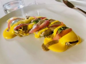 Locanda Confini, viaggio nella Riviera del Brenta: dove la cucina veneta diventa memoria viva 6 belga con zabaione locanda confini a dolo