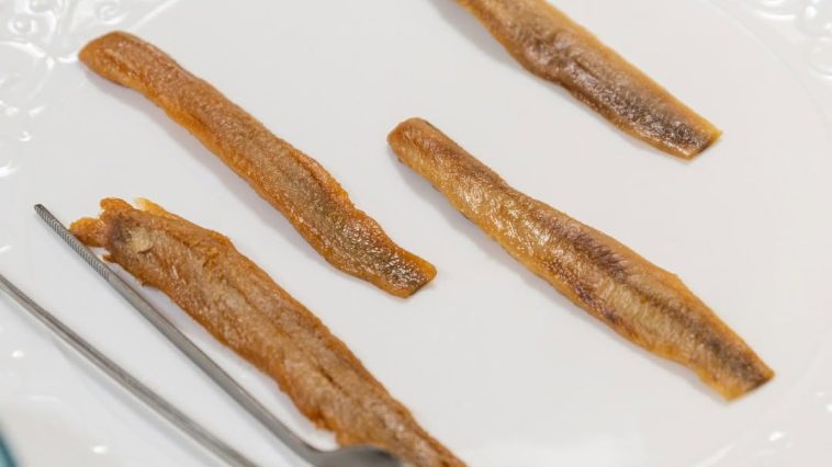 Argenta, acciuga di lago artigianale di Spluga Pizzeria Contemporanea sul Lago di Como.