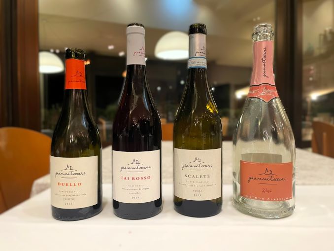 Vini giannitessari abbinati ai piatti di Hosteria del Durello
