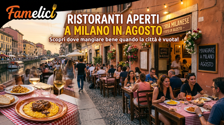 Dove mangiare ad agosto 2026 a Milano: 5 ristoranti da provare questa estate 1 Dove mangiare ad agosto