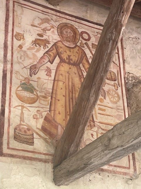 Cristo della Domenica, affresco medievale nella Pieve di San Pietro di Feletto