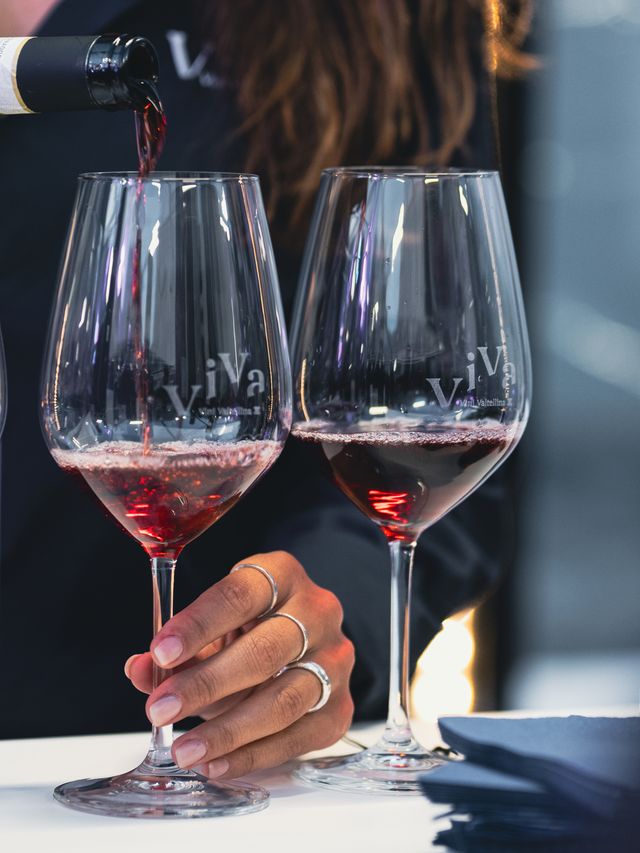 ViVa Vini Valtellina 2026 a Sondrio: il Nebbiolo delle Alpi diventa un viaggio 2 Calice di vino rosso della Valtellina abbinato alla cucina locale