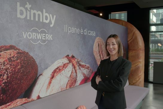 Enrica Vitale, direttore marketing Bimby, a Milano durante la presentazione del nuovo progetto dell'azienda